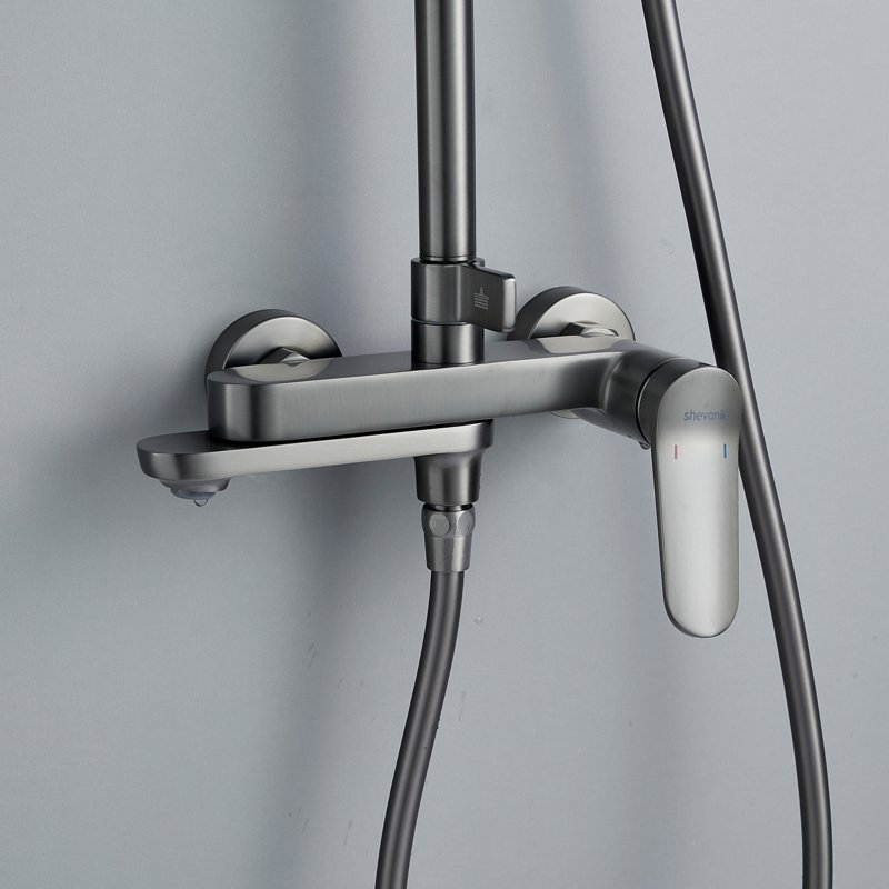 Душевая система Shevanik S8536, хром