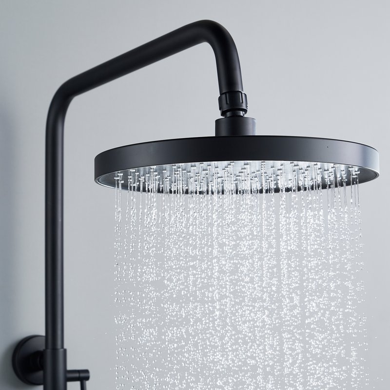 Душевая система Shevanik S8436H, черный