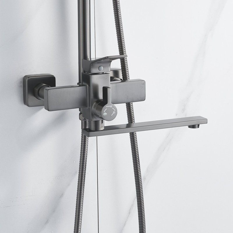 Душевая система Shevanik S6836C, белый