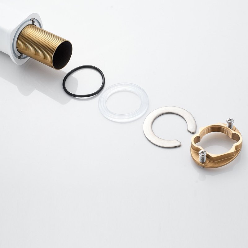 Смеситель для раковины Shevanik S9901C, белый