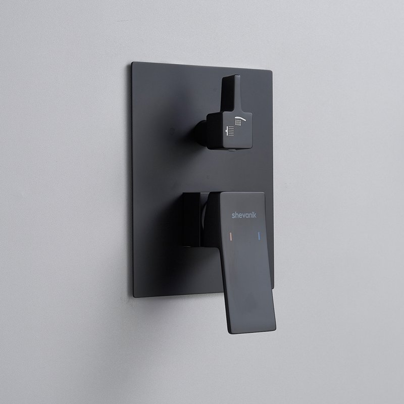 Душевая система встраиваемая Shevanik S4035H, черный