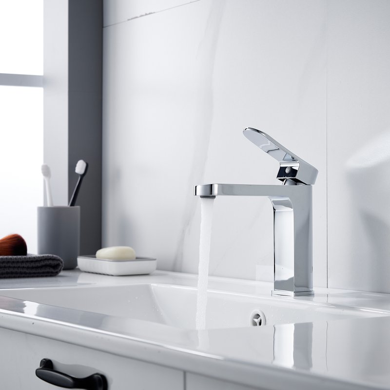 Смеситель для раковины Shevanik S4501, хром