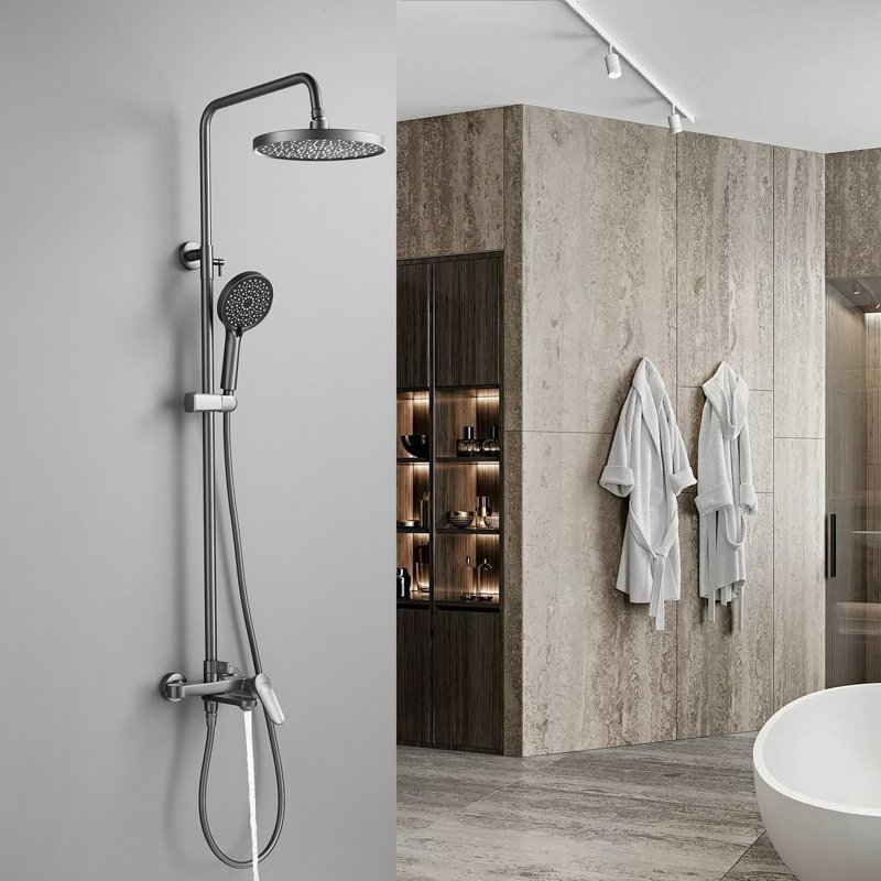 Душевая система Shevanik S8536, хром