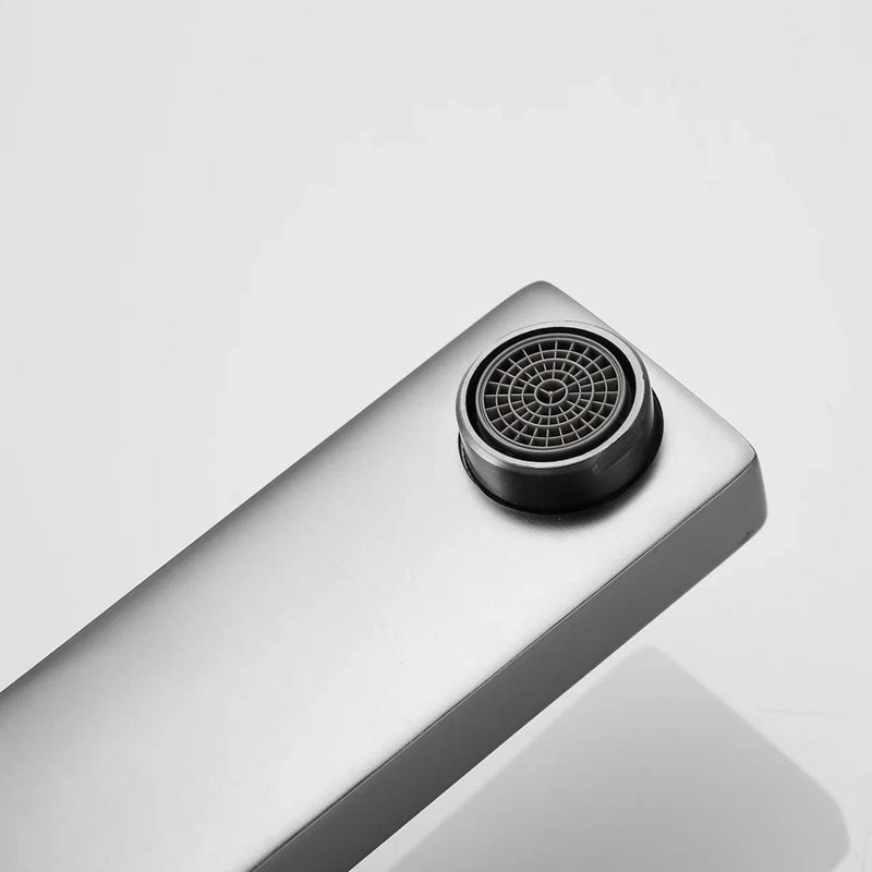 Смеситель для раковины с гигиеническим душем Shevanik S8271T, оружейная сталь