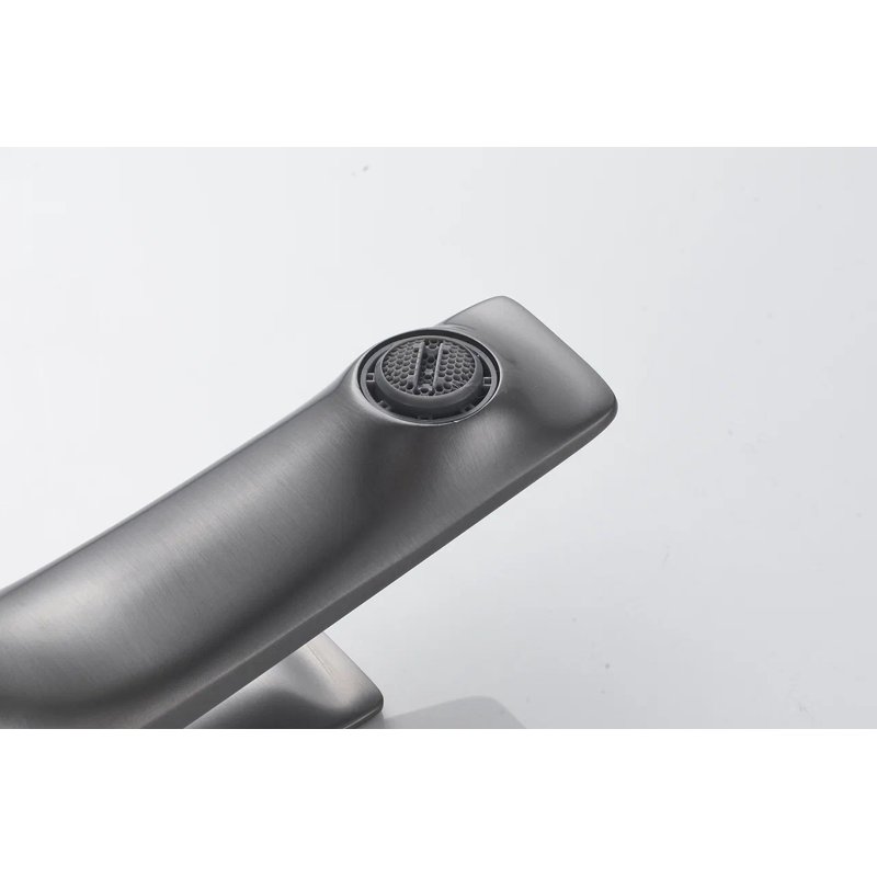 Смеситель для раковины Shevanik S9101T, оружейная сталь