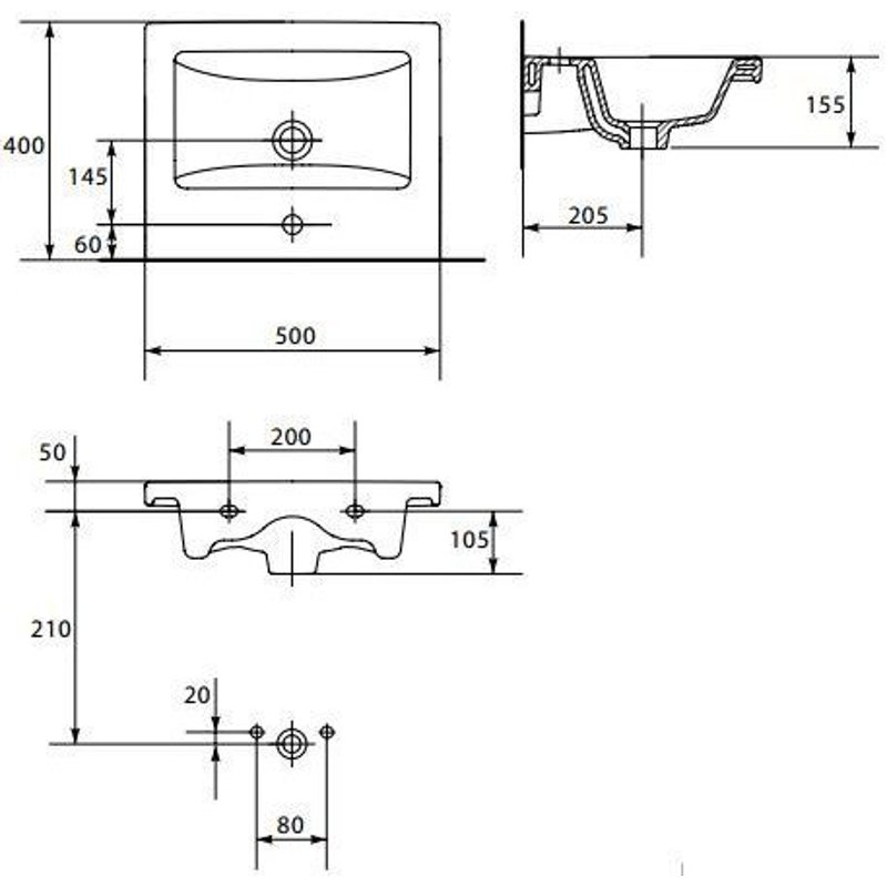 Раковина Style Line СОМО 50
