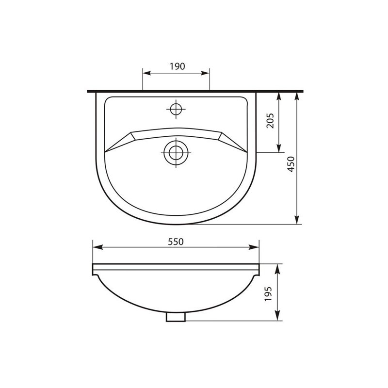 Раковина Style Line Уют55