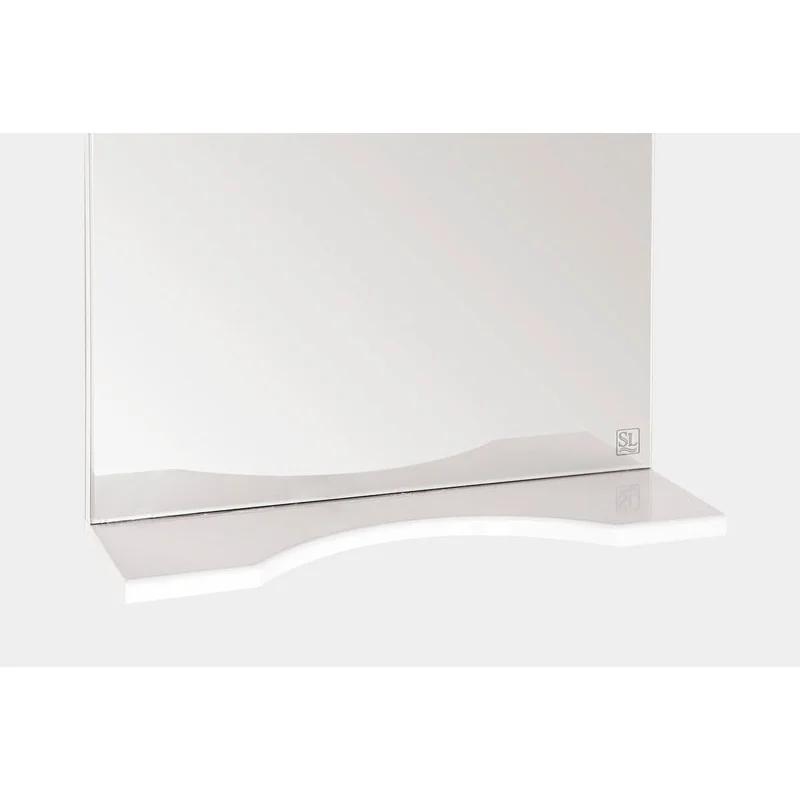 Зеркало Style Line Инга 50/С ЛС-00000392 с подсветкой Белое с механическим выключателем