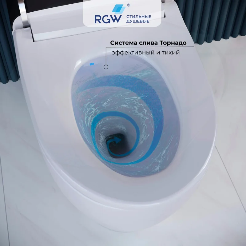Унитаз биде RGW SW-30 63420130-01 приставной с сиденьем Микролифт