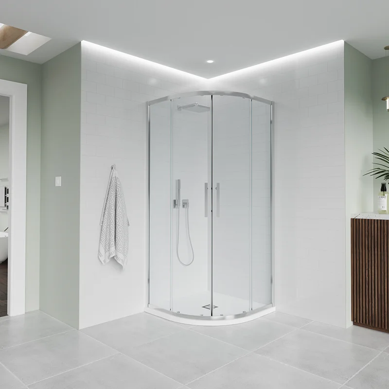 Душевой угол Veconi Evo 200 CH, 1000х1000x1950, хром, прозрачное стекло E2-CH-100100-01-C9 Душевой угол Veconi Evo 200 CH, 1000х1000x1950, хром, прозрачное стекло E2-CH-100100-01-C9