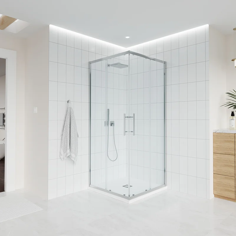 Душевой угол Veconi Evo 300 CH, 1000х800x1950, хром, прозрачное стекло E3-CH-10080-01-C9 Душевой угол Veconi Evo 300 CH, 1000х800x1950, хром, прозрачное стекло E3-CH-10080-01-C9