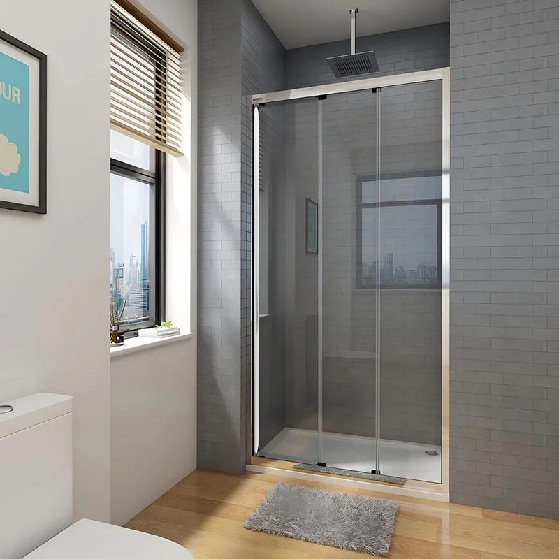 Душевая дверь Veconi Vianno VN-28, 900x1950, Хром, стекло прозрачное