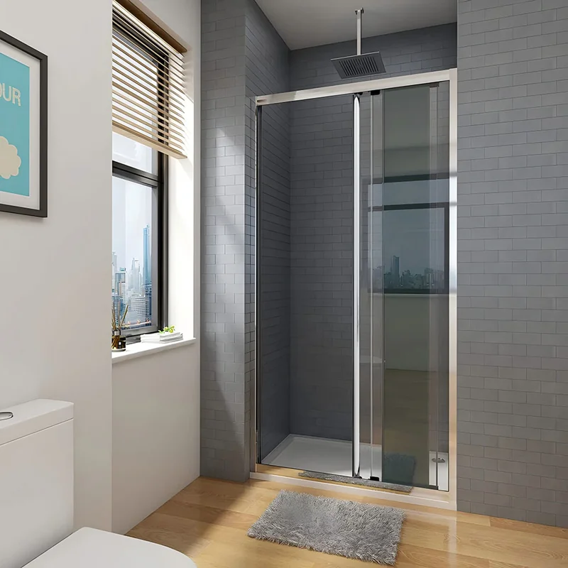 Душевая дверь Veconi Vianno VN-28, 900x1950, Хром, стекло прозрачное