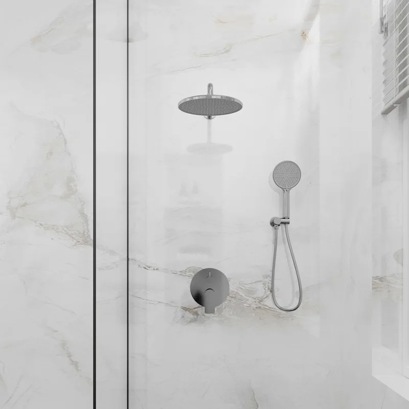 Встраиваемая душевая система Veconi  LICATA, Хром глянец