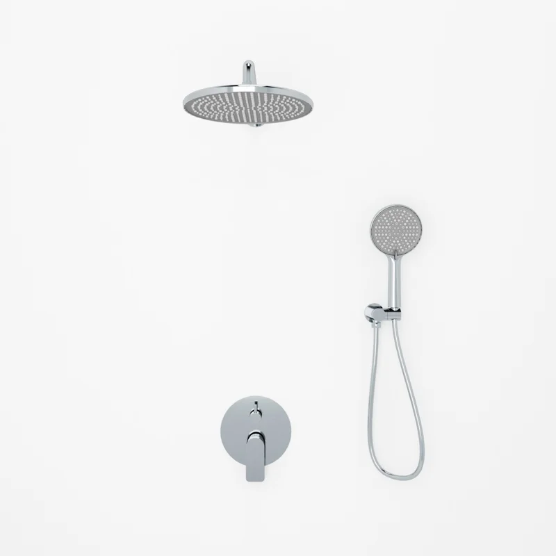 Встраиваемая душевая система Veconi  LICATA, Хром глянец