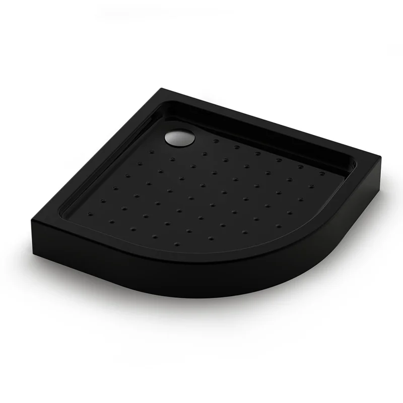 Душевой поддон Veconi Tezeo Acrylic TZ-51B, 800x800x150, акрил, черный