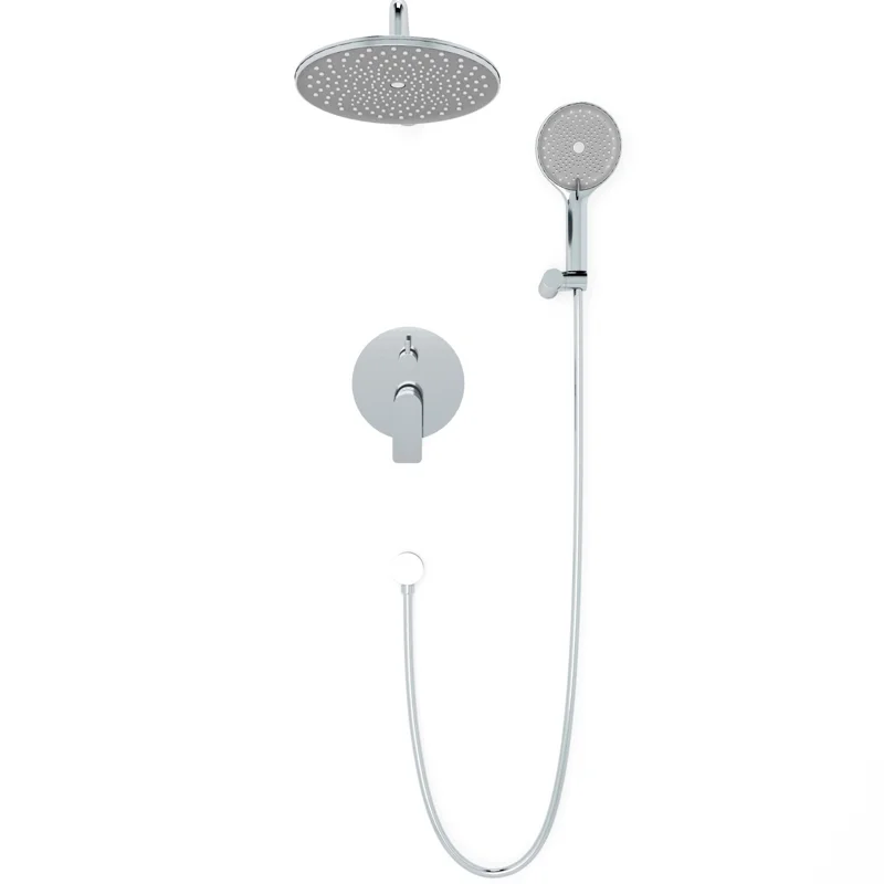 Встраиваемая душевая система Veconi  TEORA, Хром глянец