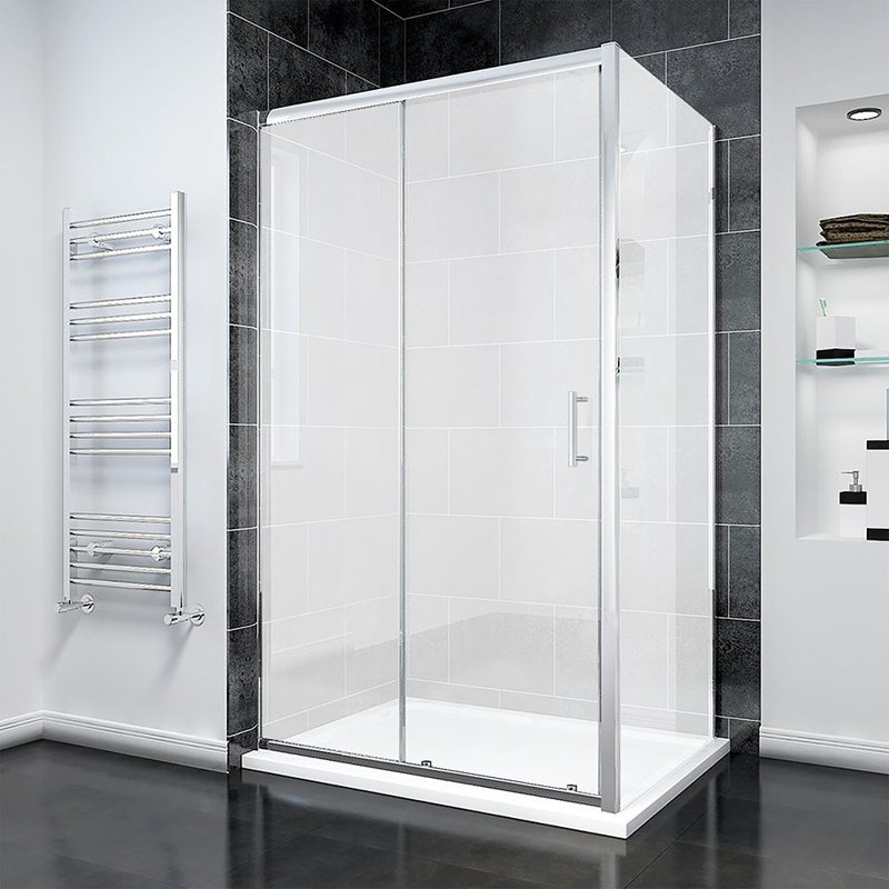 Душевой угол Veconi Rovigo RV-055M, 1100х700х1950, хром, матовое стекло RV055M-11070-07-C8