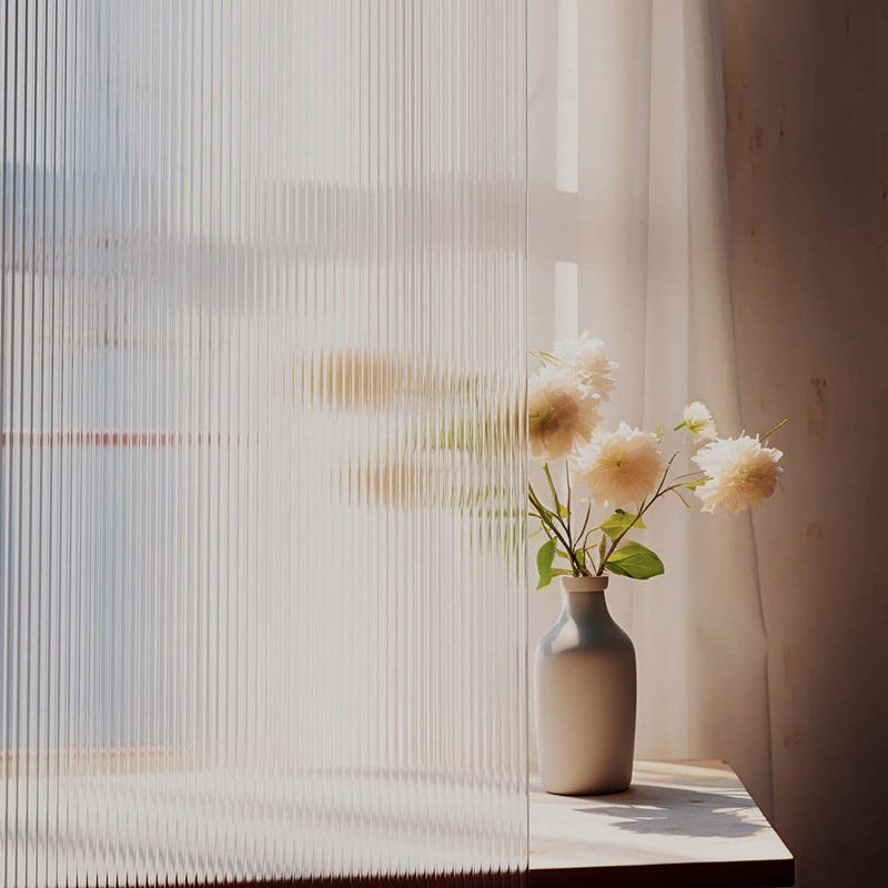 Душевая перегородка Veconi Korato KR-90GF, 1000x2000, брашированное золото, рифленое осветлённое