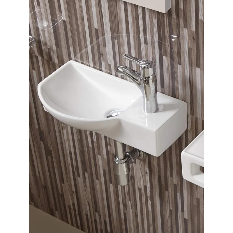 Раковина WeltWasser Aisbach 7950 GL-WT R 50 10000008693 Белая глянцевая