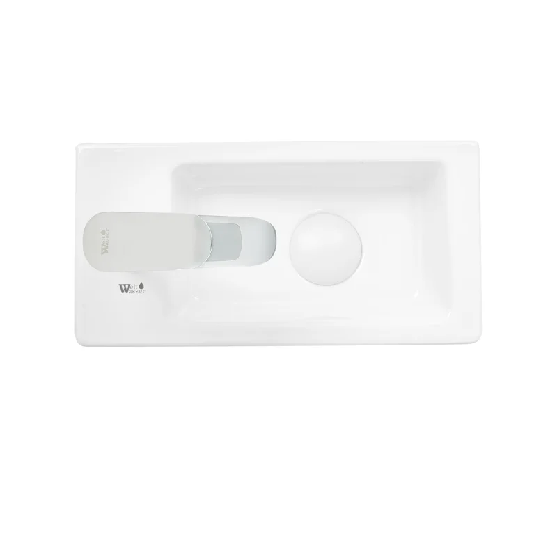 Раковина WeltWasser Aisbach 5092 L 37 10000003872 Белый глянец