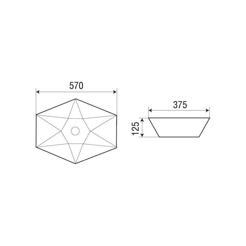 Раковина-чаша WeltWasser Elbach 1138 57 10000004585 Белый глянец