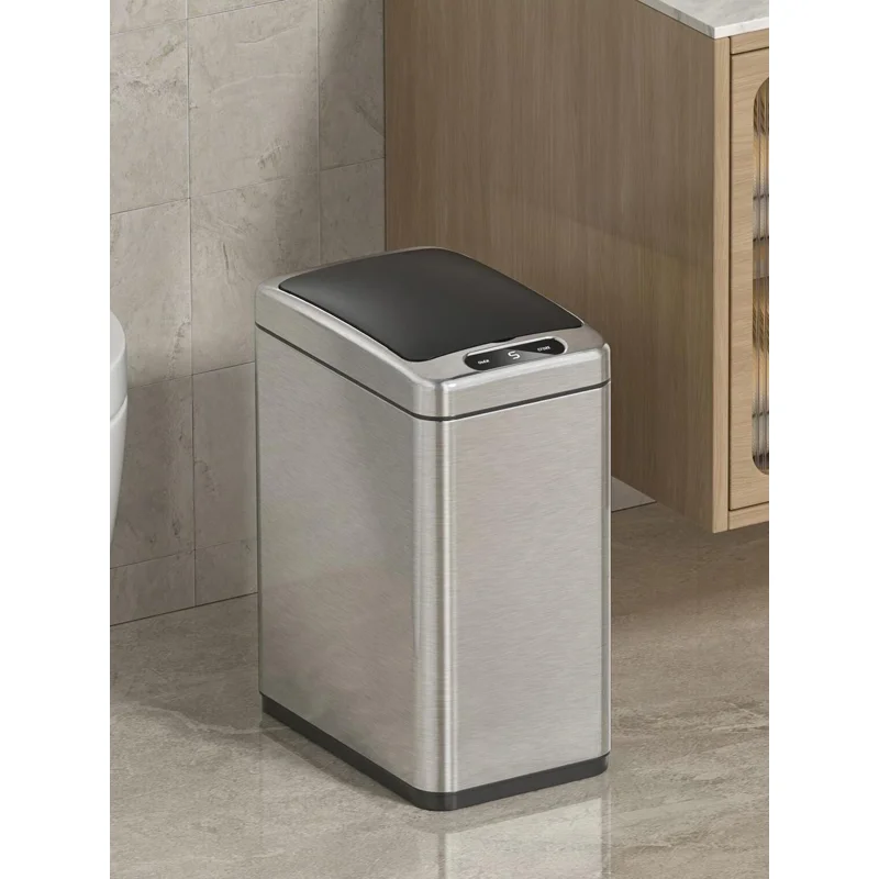 Ведро для мусора WeltWasser Navy MT 8L 10000003975 сенсорное Матовая сталь