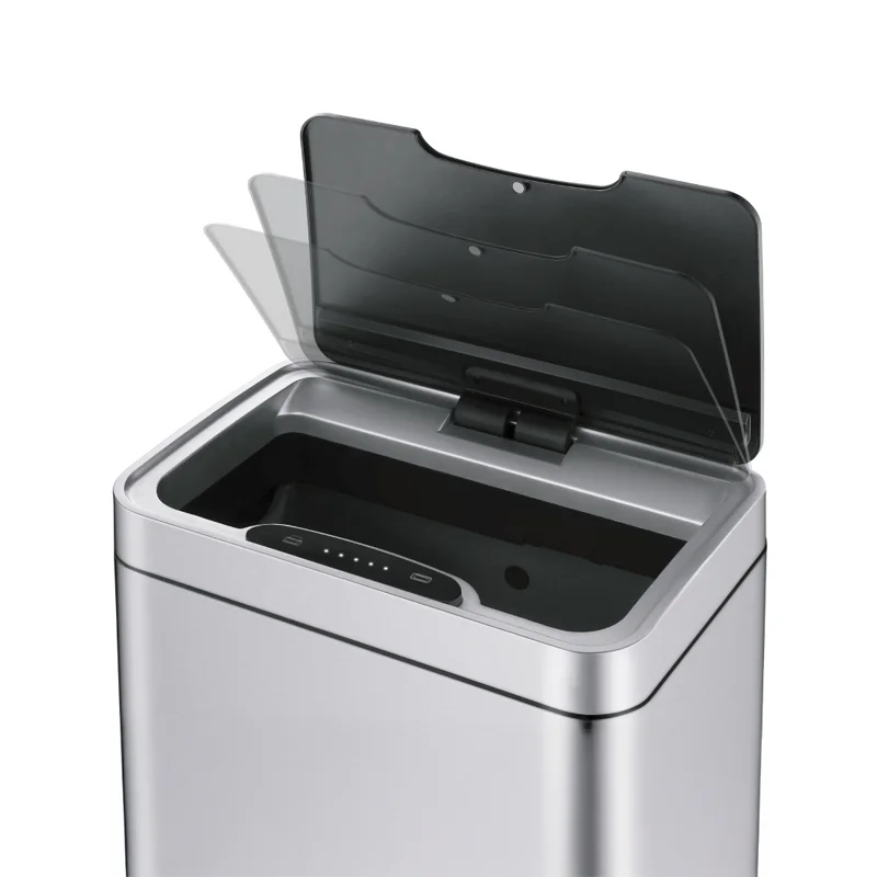 Ведро для мусора WeltWasser Vegas MT 12L 10000003973 сенсорное Матовая сталь