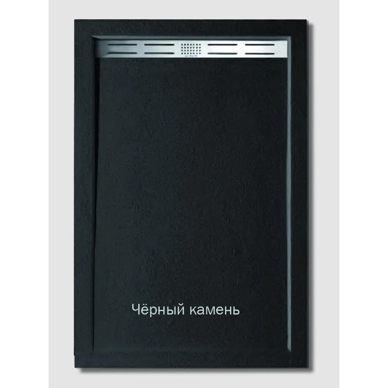 Душевой поддон из искусственного камня WeltWasser WW TRS 14090 STONE-BL 140x90 10000004384 Черный
