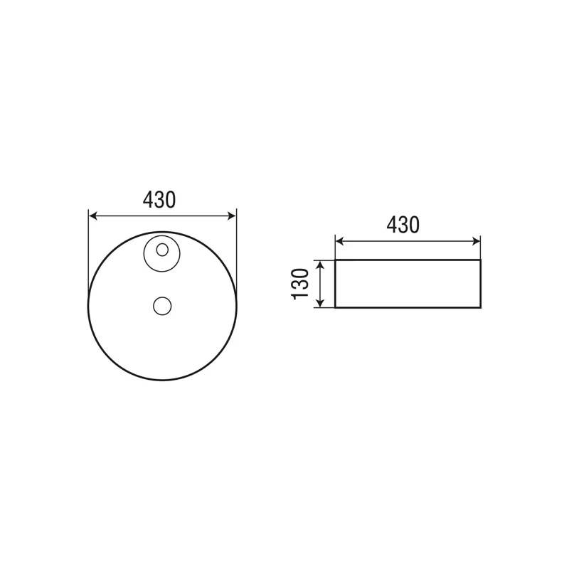 Раковина-чаша WeltWasser Elbach 3209 43 10000004567 Белый глянец