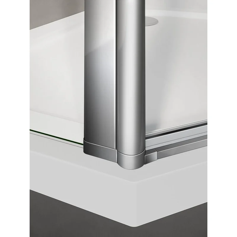 Душевой уголок WeltWasser WW300 PI 100x100 10000002752 профиль Хром стекло прозрачное