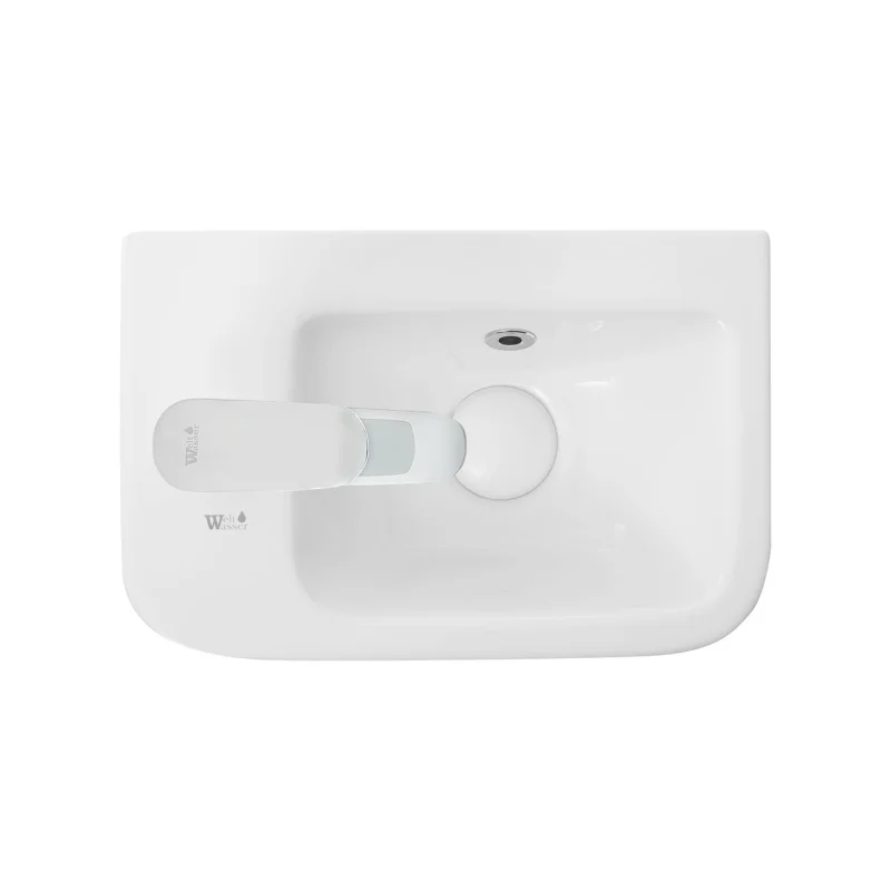 Раковина WeltWasser Aisbach 10100 L 37 10000004590 Белый глянец