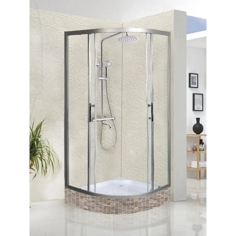 Душевой уголок WeltWasser WW500 С 90х90 10000004084 профиль Хром матовый стекло прозрачное