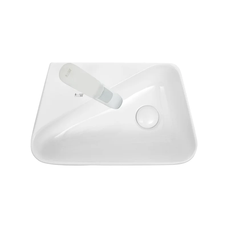 Раковина WeltWasser Aisbach 5096 L 46 10000004599 Белый глянец