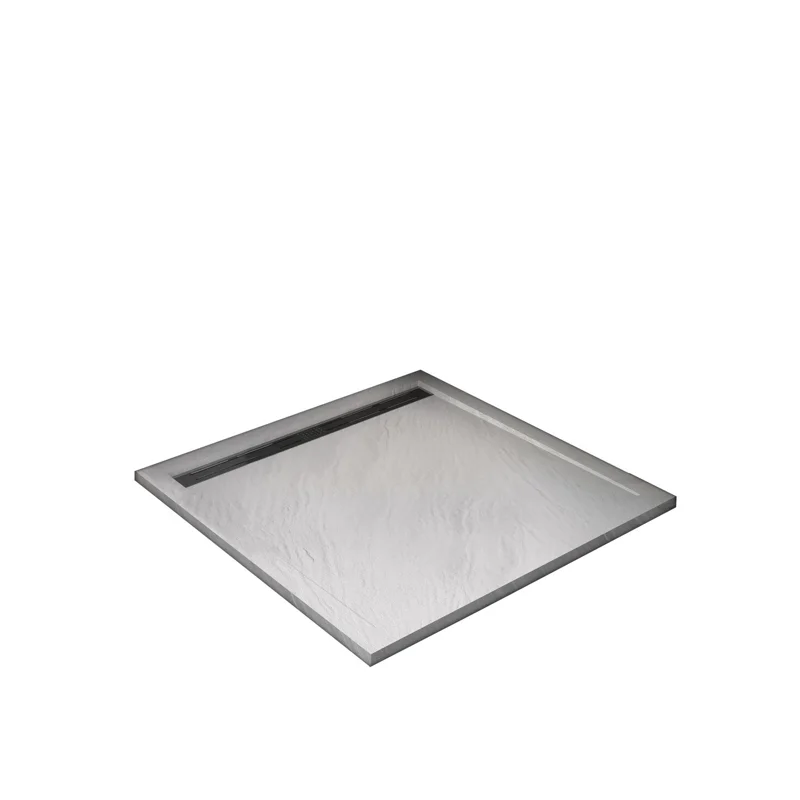 Душевой поддон из искусственного камня WeltWasser WW TRS 100 STONE-WT 100x100 10000004368 Белый