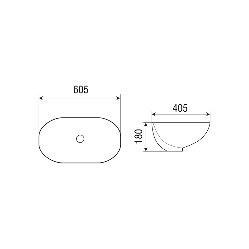 Раковина WeltWasser Deilbach 6039 60 10000004608 Белый глянец
