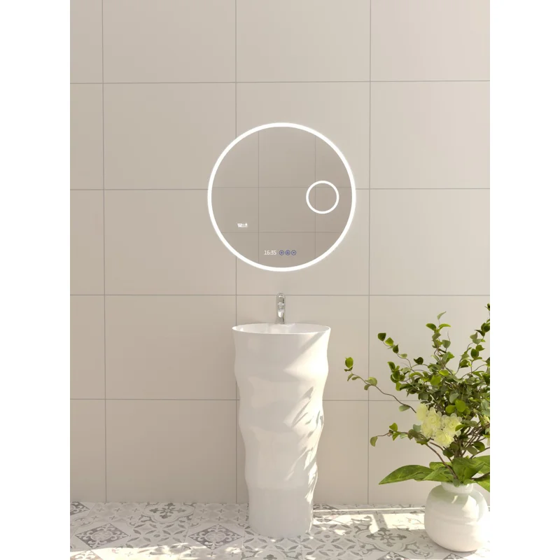 Зеркало WeltWasser Aurel 60 с подсветкой 10000000980 Хром