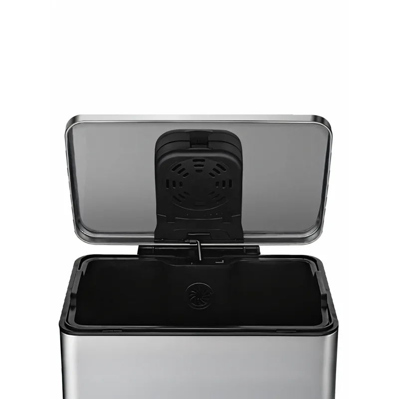 Ведро для мусора WeltWasser WW ME Lassy TG 12L 10000006129 Серое матовое