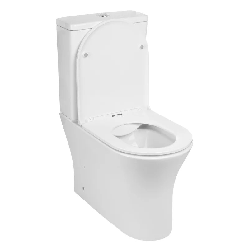 Унитаз компакт WeltWasser Telbach 001 GL-WT 10000003776 Белый глянец с бачком и сиденьем Микролифт