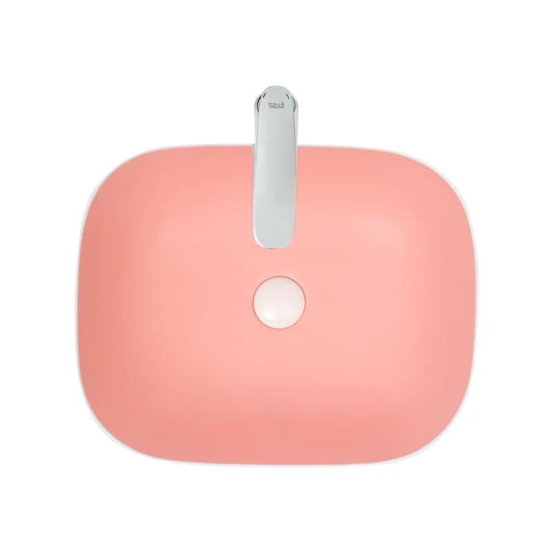 Раковина-чаша WeltWasser Elbach M2143 WP 49 10000004525 Белая Розовая