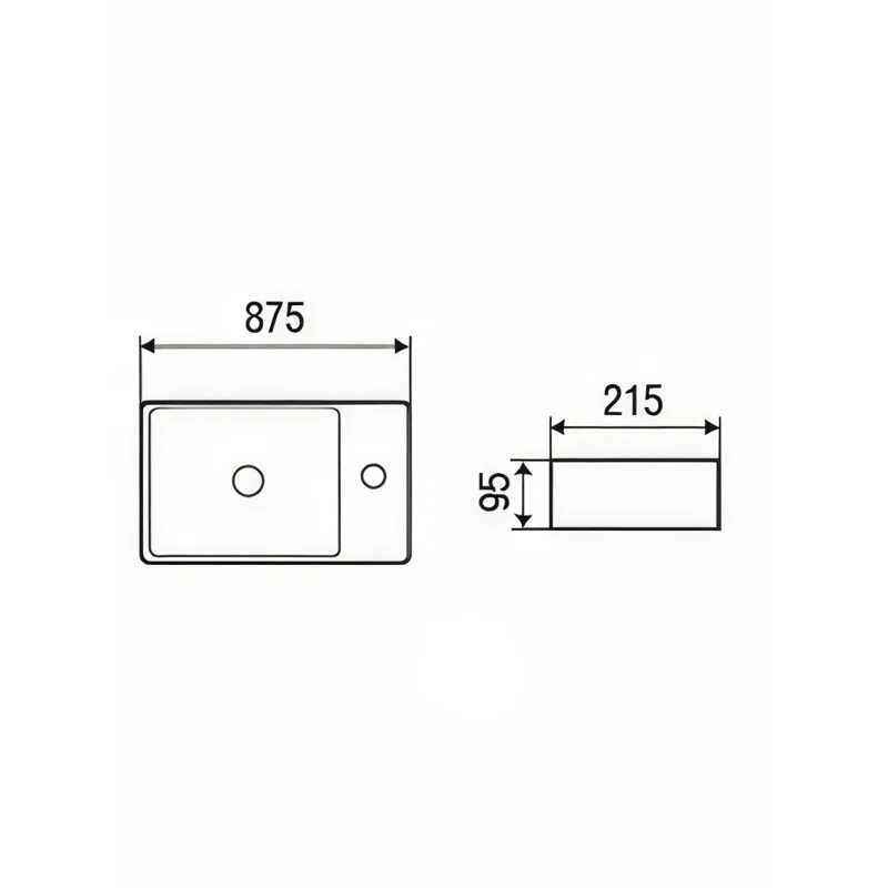 Раковина WeltWasser Aisbach 5111 R 37 10000004592 Белый глянец