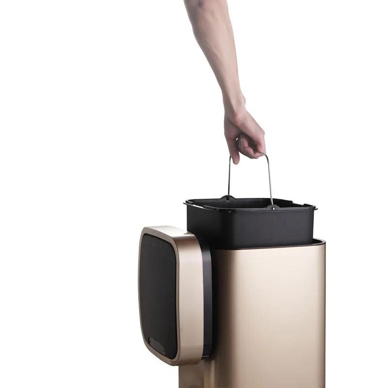 Ведро для мусора WeltWasser Rone WT 12L сенсорное 10000001055 Белое