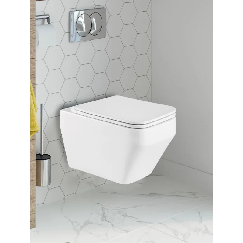 Унитаз WeltWasser Hofbach 041 GL-WT 10000011134 подвесной с сиденьем Микролифт