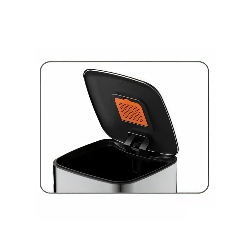 Ведро для мусора WeltWasser WW ME Wally TG 9L 10000006134 Серое матовое