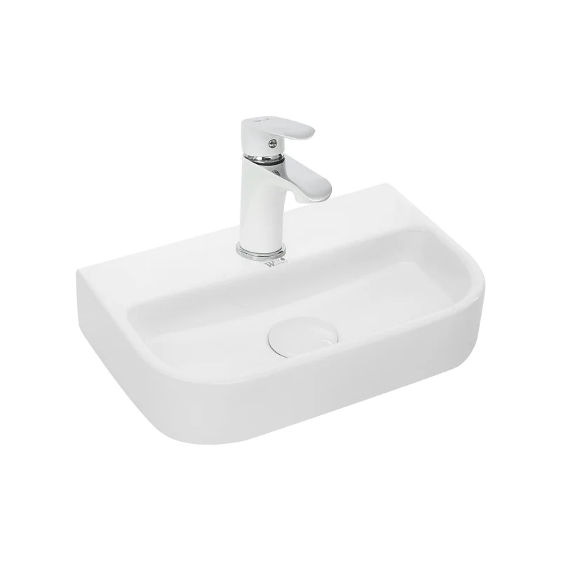 Раковина WeltWasser Aisbach 5075 38 10000003881 Белый глянец Раковина WeltWasser Aisbach 5075 38 10000003881 Белый глянец
