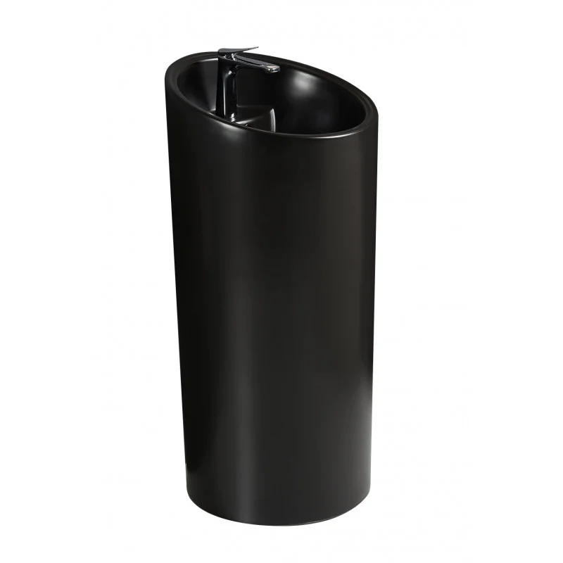 Раковина WeltWasser Leerbach 4546 MT-BL 10000013341 черная матовая Раковина WeltWasser Leerbach 4546 MT-BL 10000013341 черная матовая