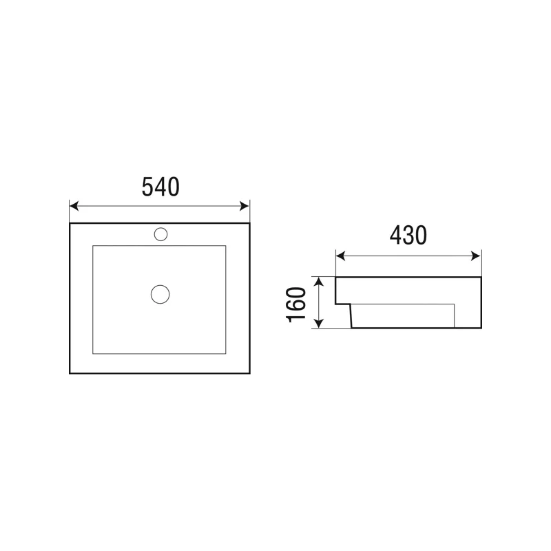 Раковина WeltWasser Deilbach 4012 52 10000003885 Белый глянец