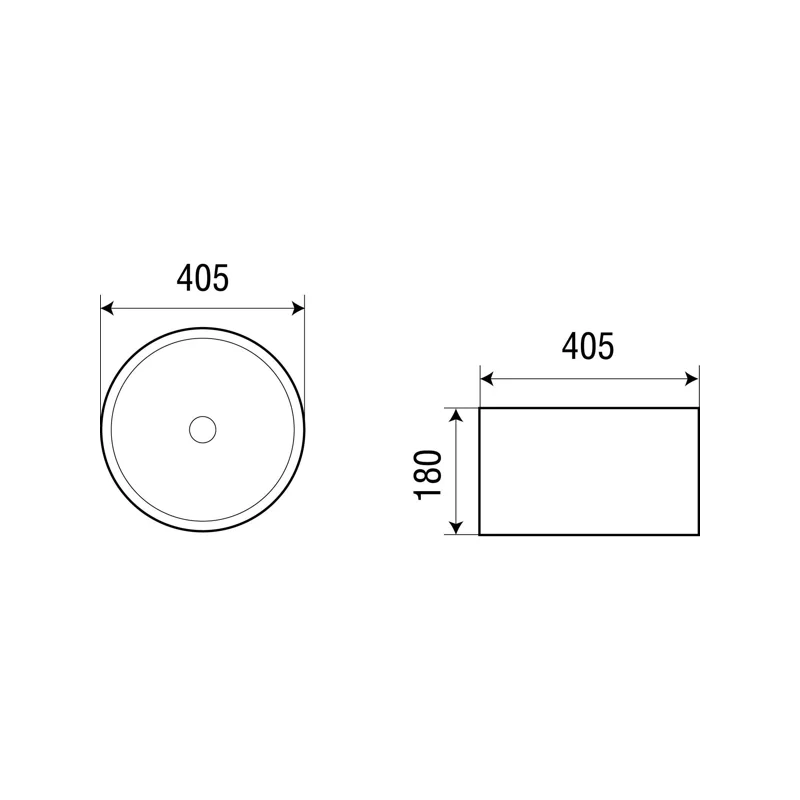 Раковина-чаша WeltWasser Elbach 3272 MB 40 10000004559 Черная матовая