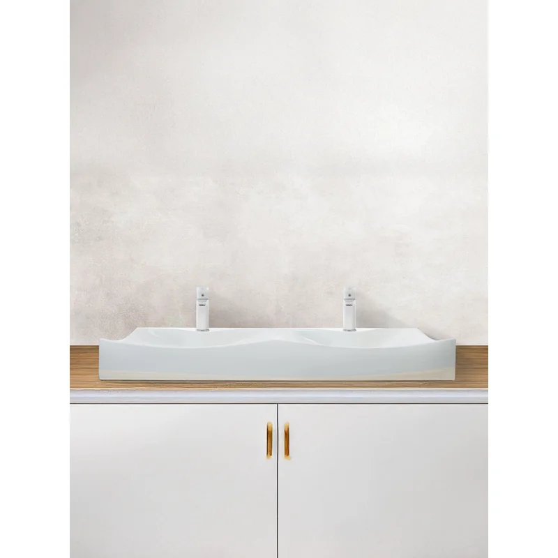 Раковина WeltWasser Elbach 2216 112 10000004587 двойная Белый глянец