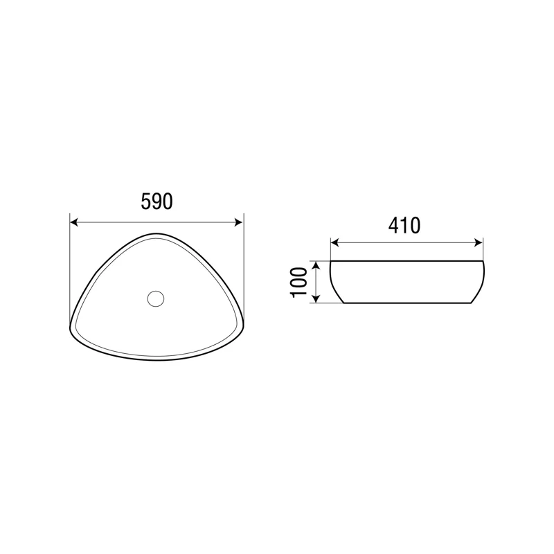 Раковина-чаша WeltWasser Elbach 1131 59 10000003849 Белый глянец